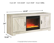 Load image into Gallery viewer, Bellaby 63" TV Stand with Fireplace
