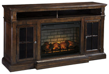 Load image into Gallery viewer, Roddinton 72" TV Stand with Electric Fireplace
