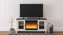 Load image into Gallery viewer, Dorrinson 60" TV Stand with Electric Fireplace
