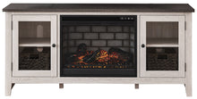 Load image into Gallery viewer, Dorrinson 60" TV Stand with Electric Fireplace
