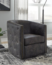 Load image into Gallery viewer, Brentlow Swivel Accent Chair
