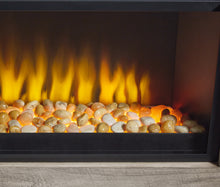 Load image into Gallery viewer, Naydell 92" TV Stand with Electric Fireplace
