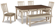 Load image into Gallery viewer, Bolanburg Dining Table and 4 Chairs and Bench

