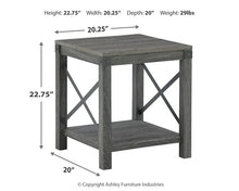 Load image into Gallery viewer, Freedan Square End Table
