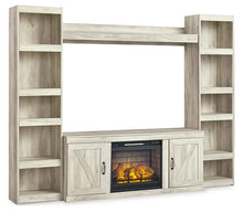 Load image into Gallery viewer, Bellaby 4-Piece Entertainment Center with Electric Fireplace
