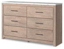 Load image into Gallery viewer, Senniberg Queen Panel Bed with Dresser and 2 Nightstands
