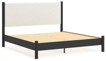 Load image into Gallery viewer, Cadmori King Upholstered Panel Bed
