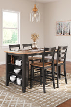 Load image into Gallery viewer, Gesthaven Counter Height Dining Table and 4 Barstools
