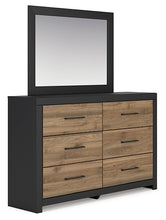Load image into Gallery viewer, Vertani King Panel Bed with Mirrored Dresser and 2 Nightstands
