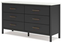Load image into Gallery viewer, Cadmori Queen Upholstered Panel Bed with Dresser and 2 Nightstands
