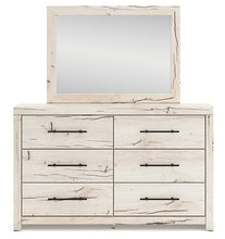 Load image into Gallery viewer, Lawroy King Panel Storage Bed with Mirrored Dresser and Nightstand
