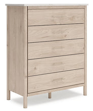Load image into Gallery viewer, Cadmori Queen Upholstered Panel Bed with Mirrored Dresser and Chest
