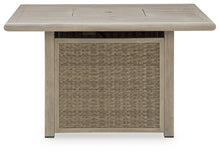 Load image into Gallery viewer, Cliff Trails Square Fire Pit Table
