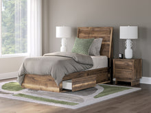 Load image into Gallery viewer, Chirason Twin Panel Bed with Storage
