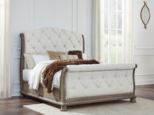 Load image into Gallery viewer, Ardenfield  Upholstered Sleigh Bed
