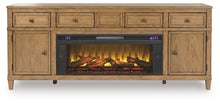 Load image into Gallery viewer, Sharlance 81" TV Stand with Electric Fireplace
