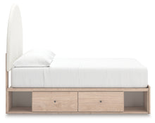 Load image into Gallery viewer, Arloster Full Upholstered Panel Bed with Storage
