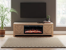 Load image into Gallery viewer, Cayboni 71" TV Stand with Electric Fireplace
