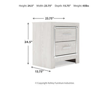 Load image into Gallery viewer, Altyra Two Drawer Night Stand
