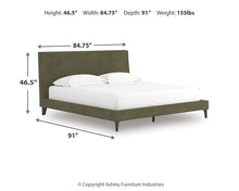 Load image into Gallery viewer, Chirason King UPH Bed w/Roll Slats
