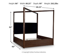 Load image into Gallery viewer, Dilenno California King Canopy Bed
