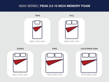 Load image into Gallery viewer, Peak 2.0 10 Memory Foam  Mattress
