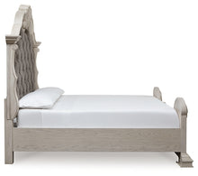 Load image into Gallery viewer, Bruchandi California King Upholstered Panel Bed

