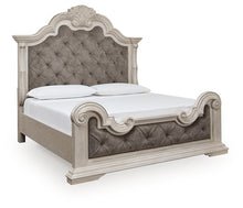 Load image into Gallery viewer, Bruchandi King Upholstered Panel Bed

