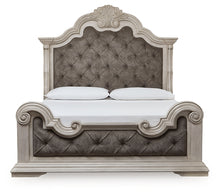 Load image into Gallery viewer, Bruchandi California King Upholstered Panel Bed
