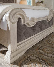 Load image into Gallery viewer, Bruchandi King Upholstered Panel Bed
