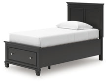 Load image into Gallery viewer, Lanolee Twin Panel Storage Bed
