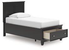 Load image into Gallery viewer, Lanolee Twin Panel Storage Bed
