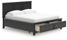 Load image into Gallery viewer, Lanolee California King Panel Storage Bed
