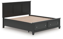 Load image into Gallery viewer, Lanolee California King Panel Storage Bed
