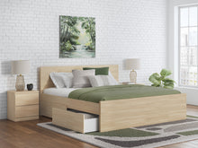 Load image into Gallery viewer, Onita Queen Panel Platform Bed with 1 Side Storage
