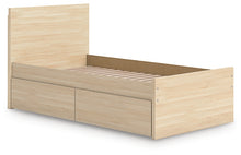 Load image into Gallery viewer, Onita Twin Panel Platform Bed with 1 Side Storage
