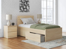Load image into Gallery viewer, Onita Twin Panel Platform Bed with 1 Side Storage
