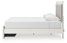 Load image into Gallery viewer, Zuraleus King Upholstered Panel Platform Storage Bed
