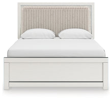 Load image into Gallery viewer, Zuraleus Queen Upholstered Panel Platform Bed
