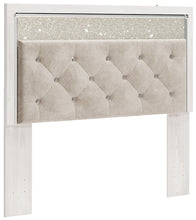 Load image into Gallery viewer, Altyra Queen Panel Headboard Bed with Mirrored Dresser
