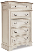 Load image into Gallery viewer, Realyn Queen Sleigh Bed with Mirrored Dresser, Chest and Nightstand
