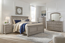 Load image into Gallery viewer, Lettner California King Panel Bed with Mirrored Dresser, Chest and Nightstand

