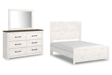 Load image into Gallery viewer, Gerridan Full Panel Bed with Mirrored Dresser

