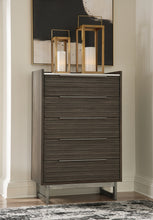 Load image into Gallery viewer, Arkenton King Panel Bed with Mirrored Dresser, Chest and Nightstand
