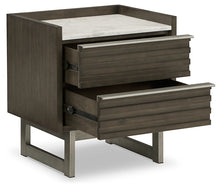 Load image into Gallery viewer, Arkenton Queen Panel Bed with Mirrored Dresser, Chest and Nightstand
