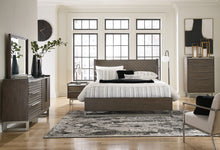 Load image into Gallery viewer, Arkenton California King Panel Bed with Mirrored Dresser, Chest and Nightstand
