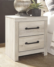 Load image into Gallery viewer, Cambeck Queen Panel Bed with 2 Storage Drawers with Mirrored Dresser and Nightstand
