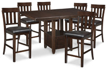 Load image into Gallery viewer, Haddigan Counter Height Dining Table and 6 Barstools
