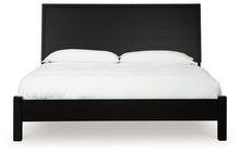 Load image into Gallery viewer, Danziar King Panel Bed with Mirrored Dresser
