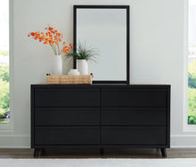 Load image into Gallery viewer, Danziar Queen Panel Bed with Mirrored Dresser, Chest and Nightstand
